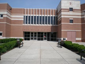 Outdoor view of Eagleville Elementary School  
